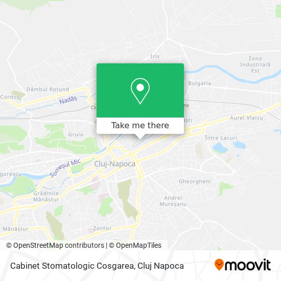 Cabinet Stomatologic Cosgarea map