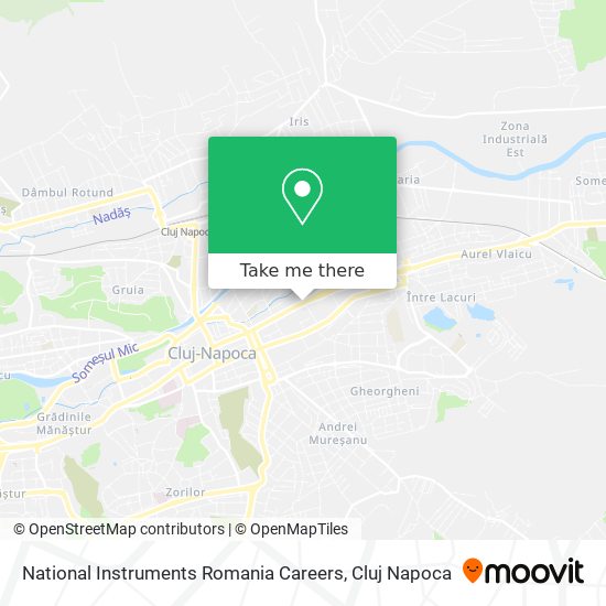National Instruments Romania Careers map