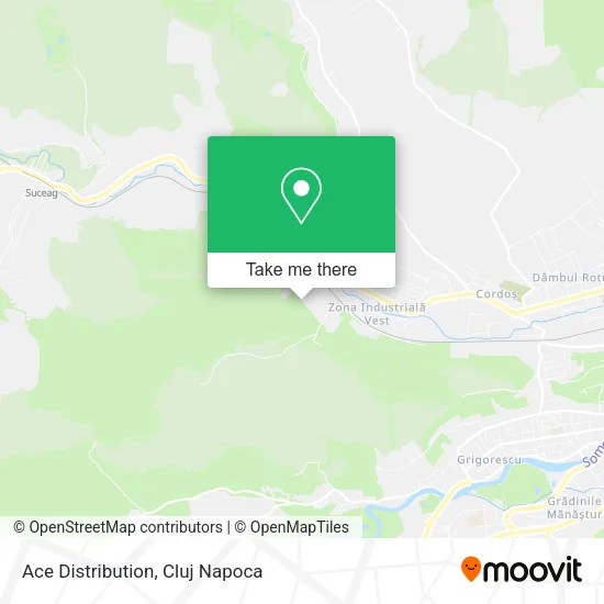 Ace Distribution map