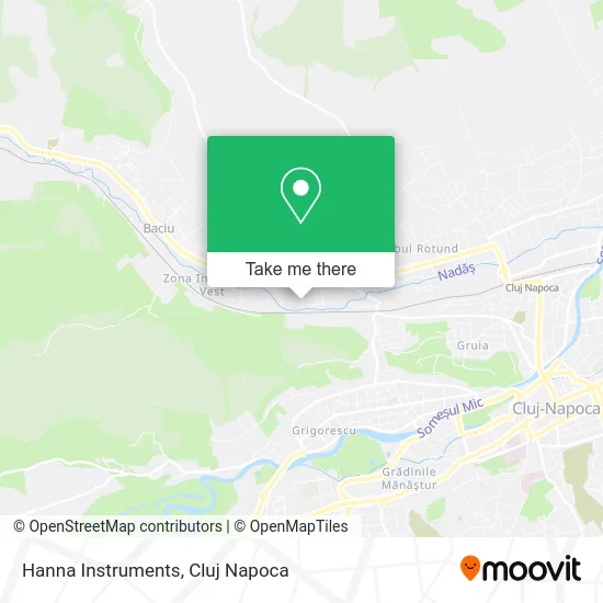 Hanna Instruments map