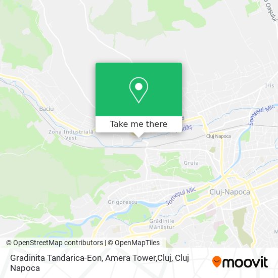 Gradinita Tandarica-Eon, Amera Tower,Cluj map