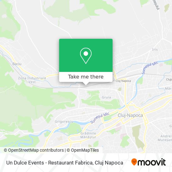 Un Dulce Events - Restaurant Fabrica map
