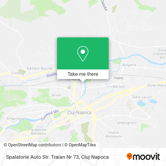 Spalatorie Auto Str. Traian Nr 73 map