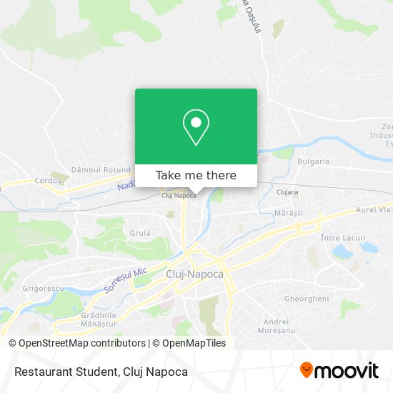 Restaurant Student map