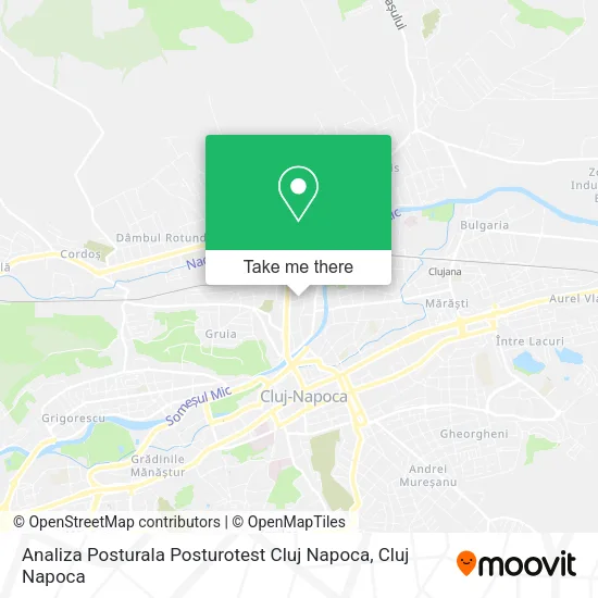 Analiza Posturala Posturotest Cluj Napoca map
