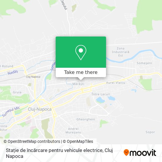 Stație de încărcare pentru vehicule electrice map