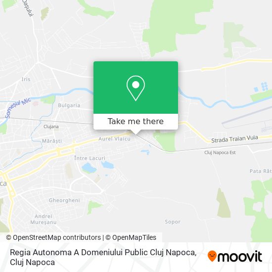 Regia Autonoma A Domeniului Public Cluj Napoca map