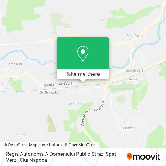 Regia Autonoma A Domeniului Public Strazi Spatii Verzi map