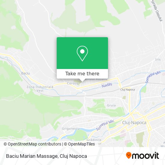 Baciu Marian Massage map