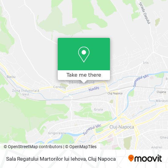Sala Regatului Martorilor lui Iehova map