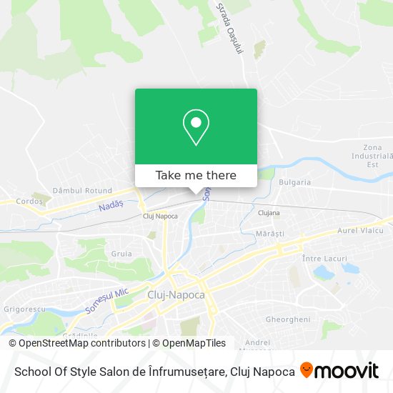 School Of Style Salon de Înfrumusețare map