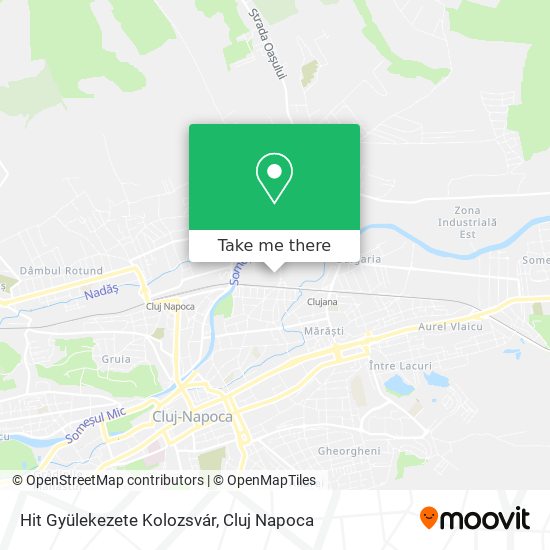 Hit Gyülekezete Kolozsvár map