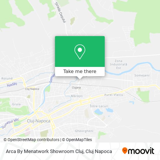 Arca By Menatwork Showroom Cluj map