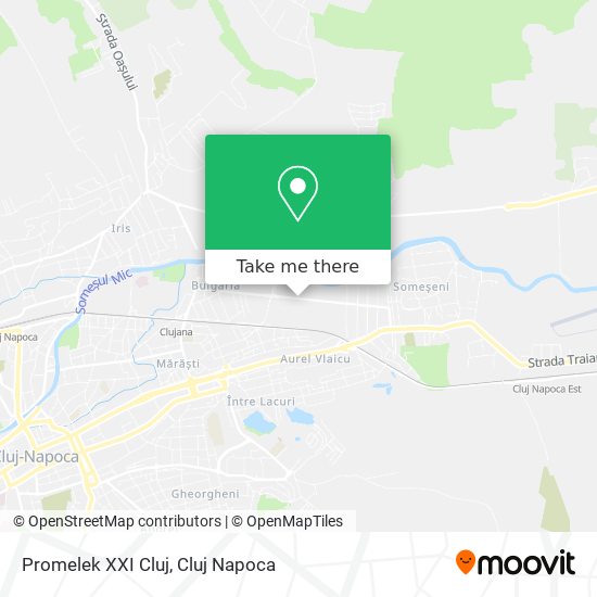Promelek XXI Cluj map