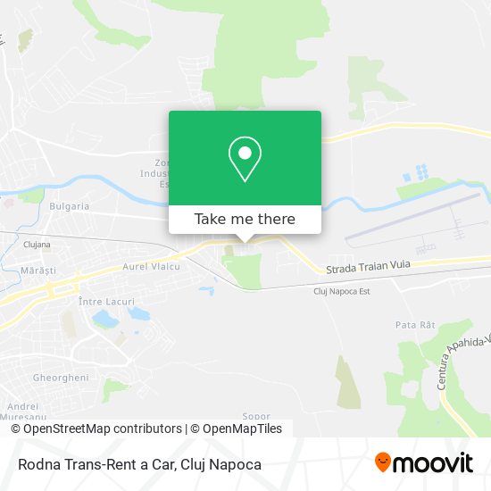 Rodna Trans-Rent a Car map