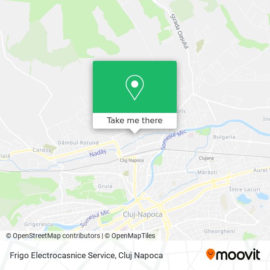 Frigo Electrocasnice Service map