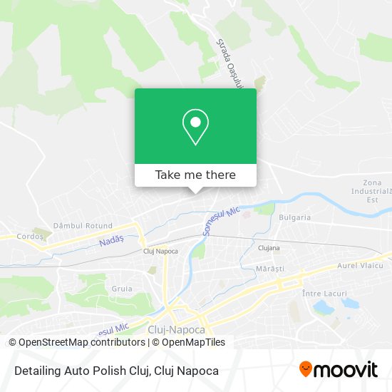 Detailing Auto Polish Cluj map
