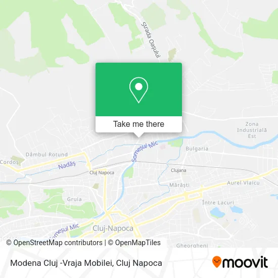 Modena Cluj -Vraja Mobilei map