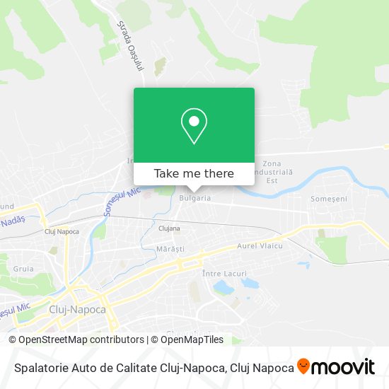 Spalatorie Auto de Calitate Cluj-Napoca map