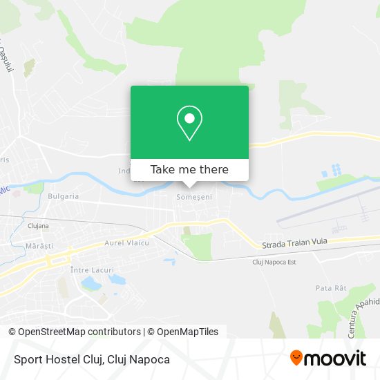 Sport Hostel Cluj map