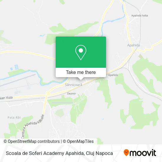 Scoala de Soferi Academy Apahida map