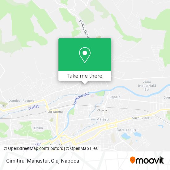 Cimitirul Manastur map