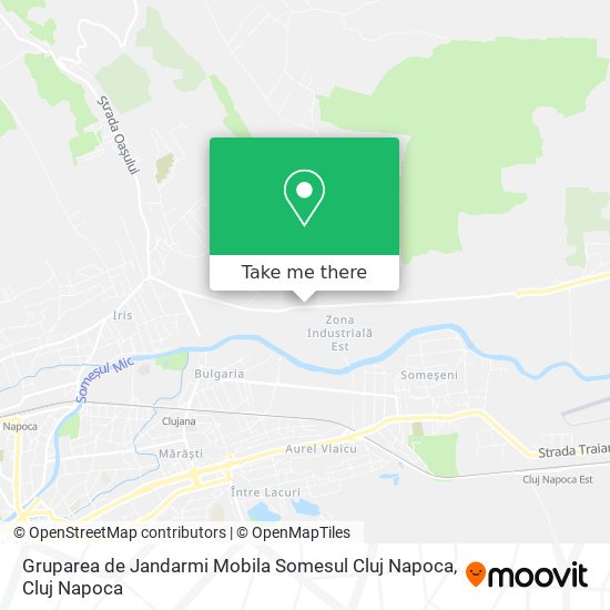 Gruparea de Jandarmi Mobila Somesul Cluj Napoca map
