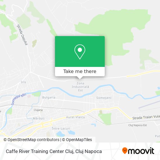 Caffe River Training Center Cluj map