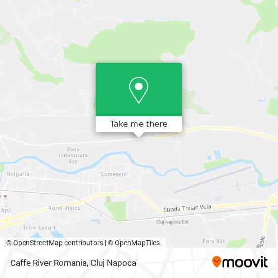 Caffe River Romania map