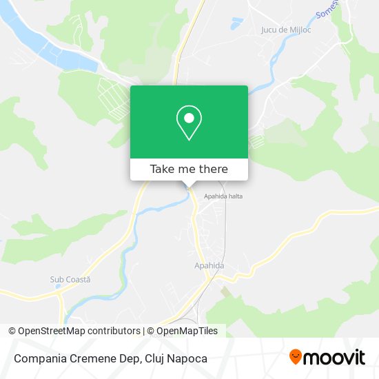 Compania Cremene Dep map