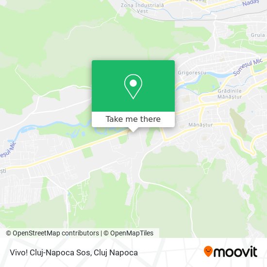 Vivo! Cluj-Napoca Sos map
