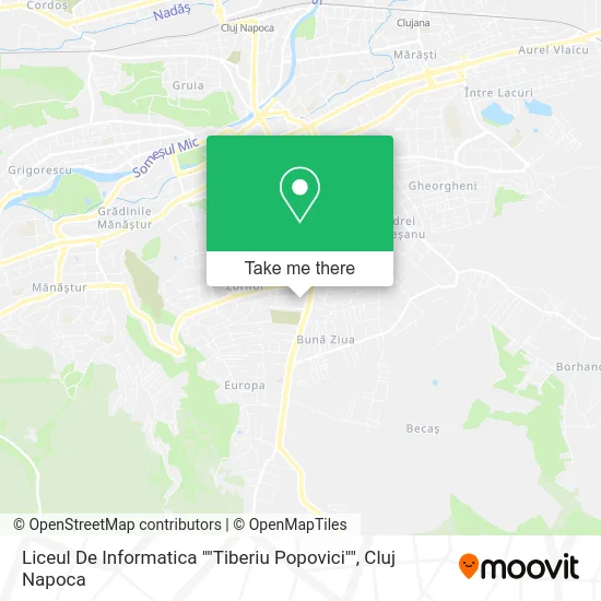 Liceul De Informatica ""Tiberiu Popovici"" map