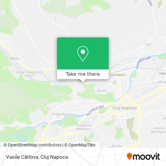 Vasile Cârlova map
