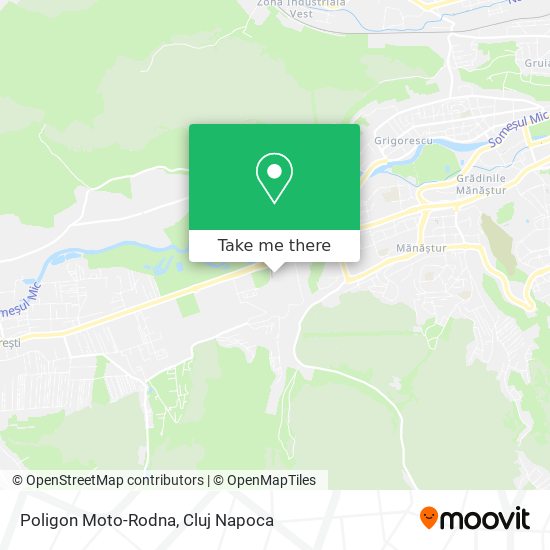 Poligon Moto-Rodna map