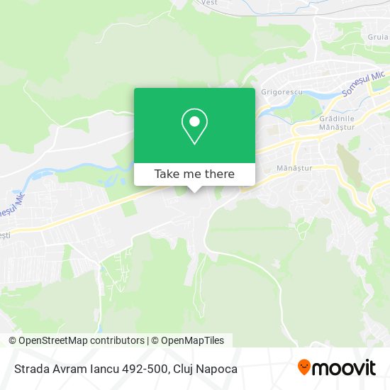 Strada Avram Iancu 492-500 map