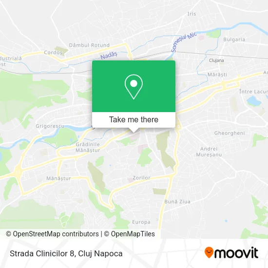 Strada Clinicilor 8 map