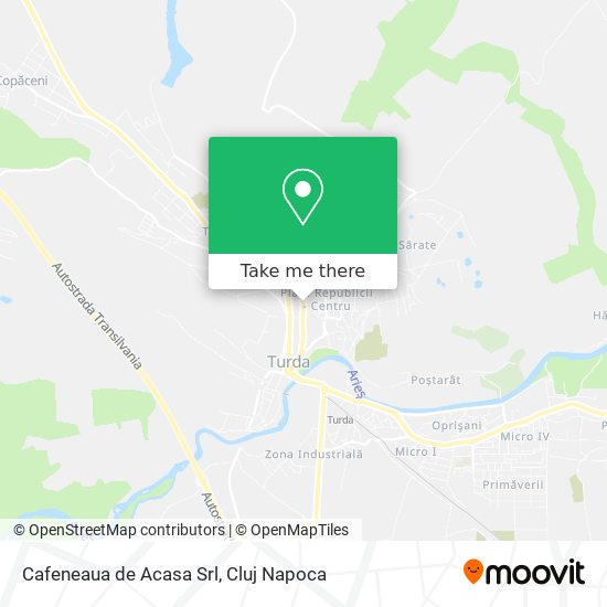 Cafeneaua de Acasa Srl map