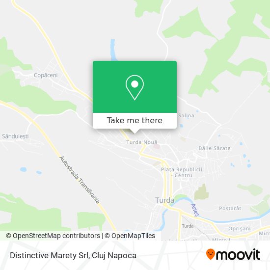 Distinctive Marety Srl map