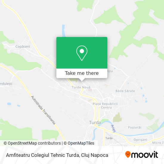 Amfiteatru Colegiul Tehnic Turda map