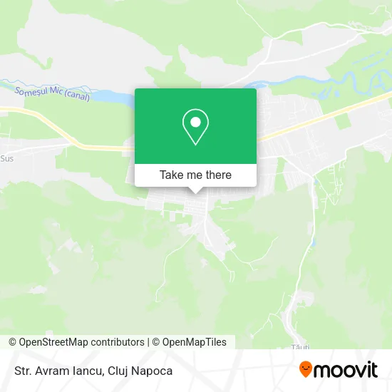 Str. Avram Iancu map