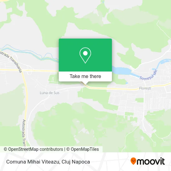 Comuna Mihai Viteazu map