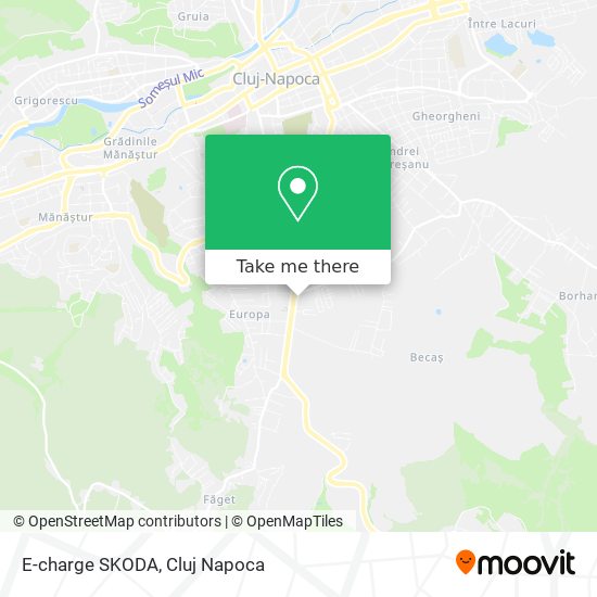 E-charge SKODA map