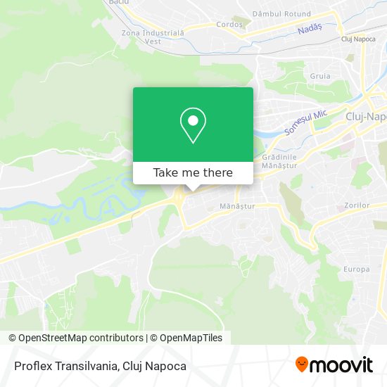 Proflex Transilvania map