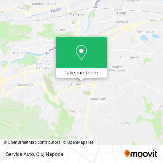 Service Auto map