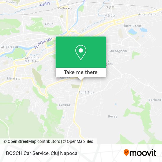 BOSCH Car Service map