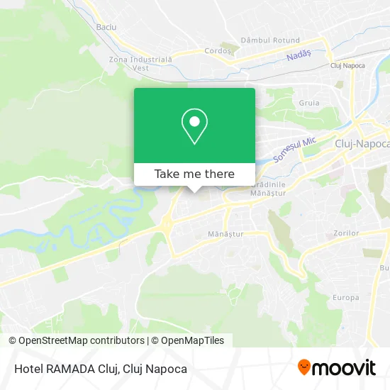 Hotel RAMADA Cluj map