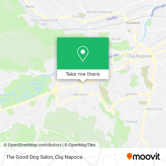 The Good Dog Salon map