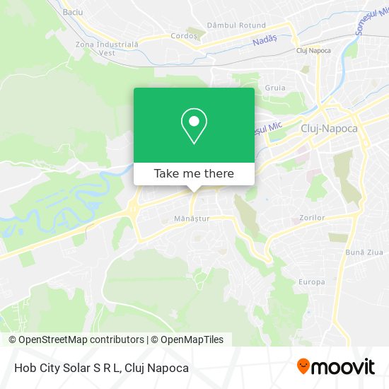 Hob City Solar S R L map