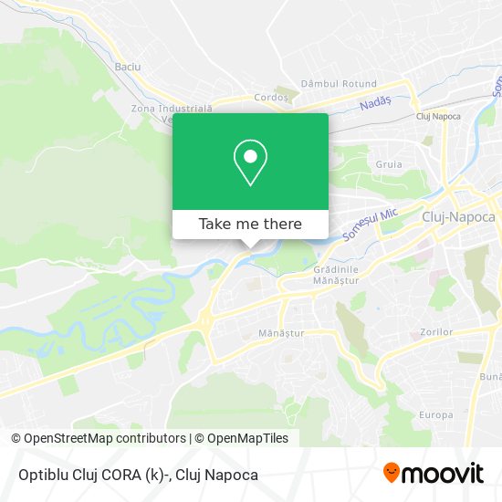 Optiblu Cluj CORA (k)- map