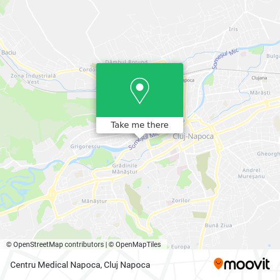Centru Medical Napoca map